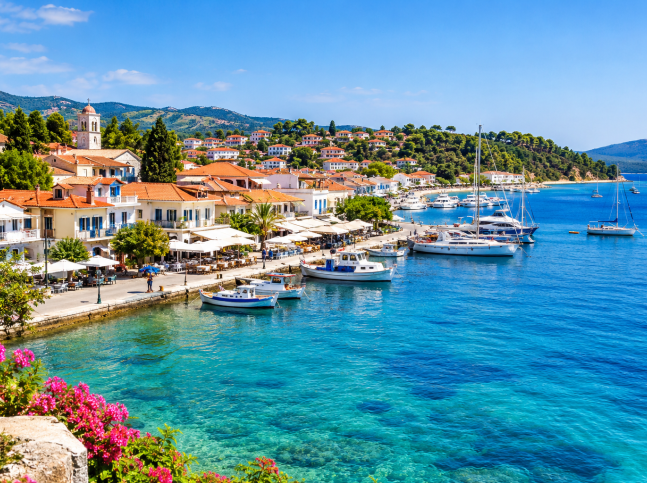 Halkidiki Harbour in Bloom